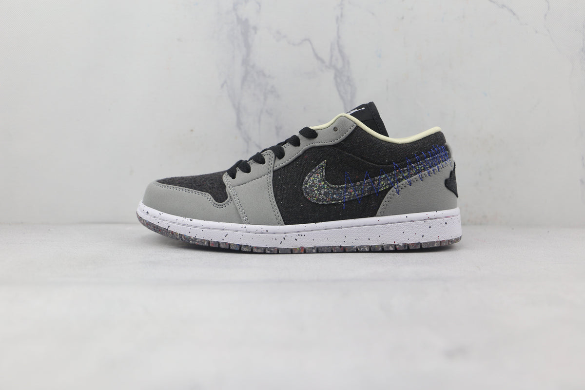 Jordan 1 Low SE Crater Black Grey