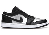 Jordan 1 Low Black Metallic Silver