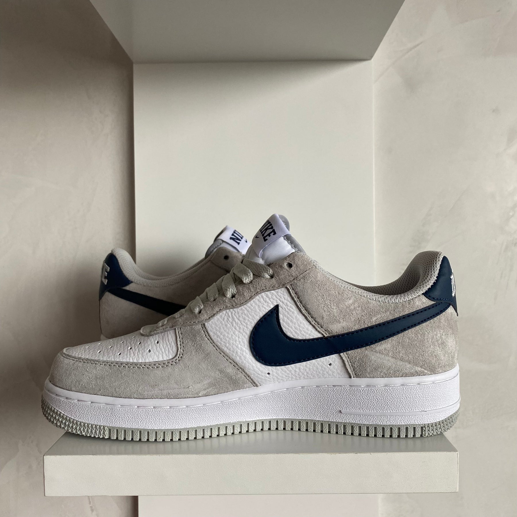 Nike Air Force 1 Low Light Smoke Grey Midnight Navy (Pronta Entrega)