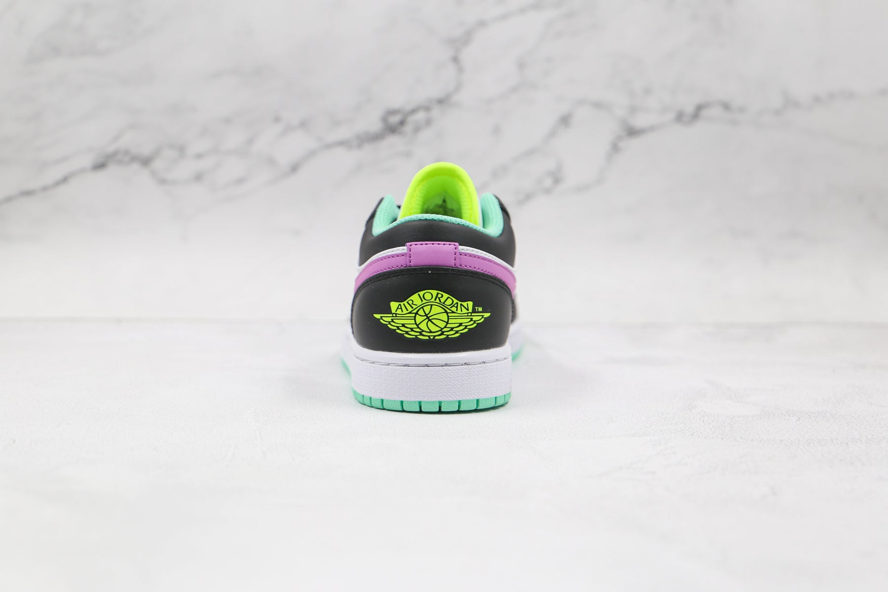 Jordan 1 Low Green Glow Violet Shock