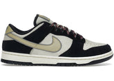 Nike Dunk Low LX Black Suede Team Gold