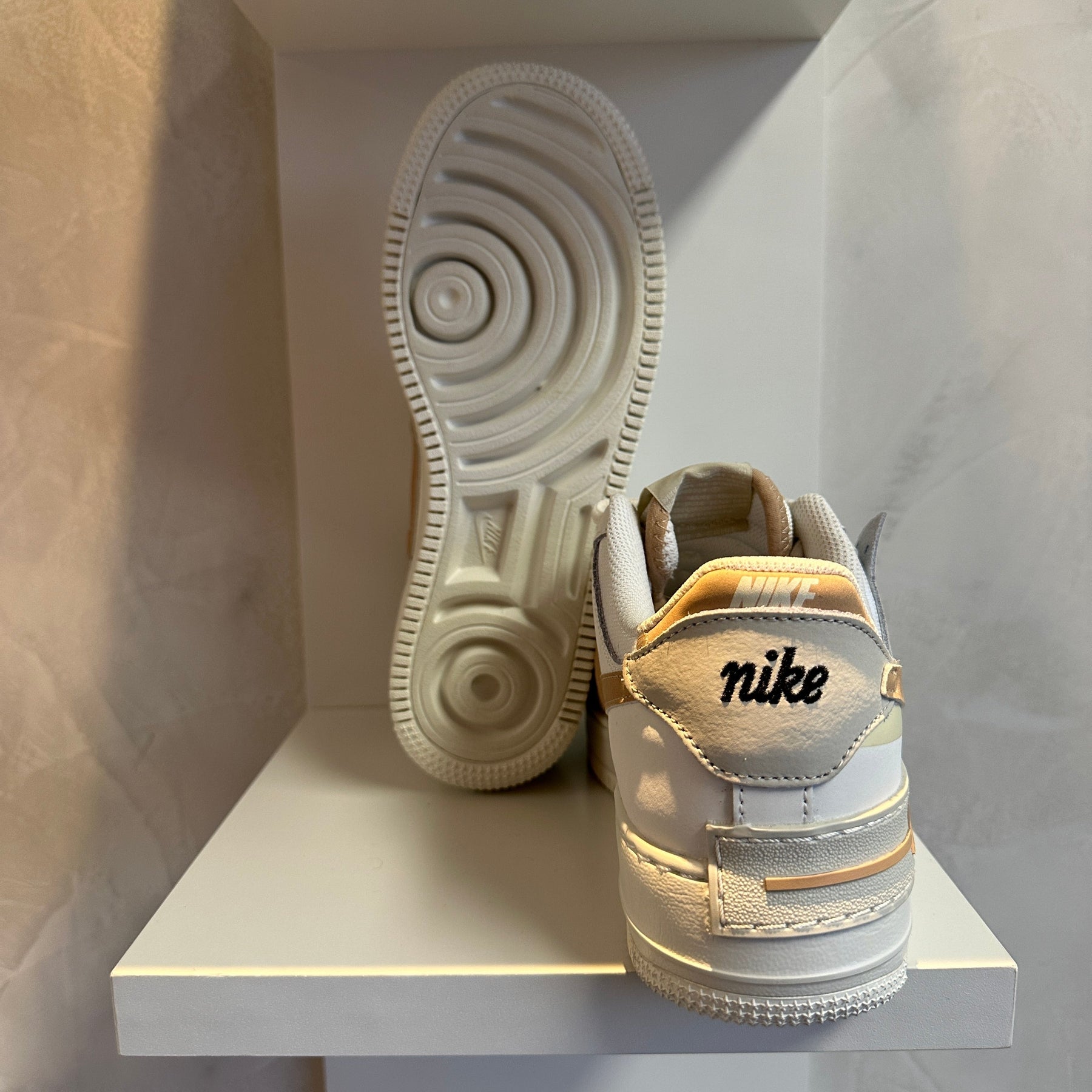 Nike Air Force 1 Shadow Sail Fossil Light Bone (Pronta Entrega)