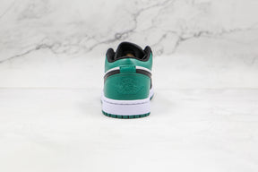 Jordan 1 Low White Black Mystic Green