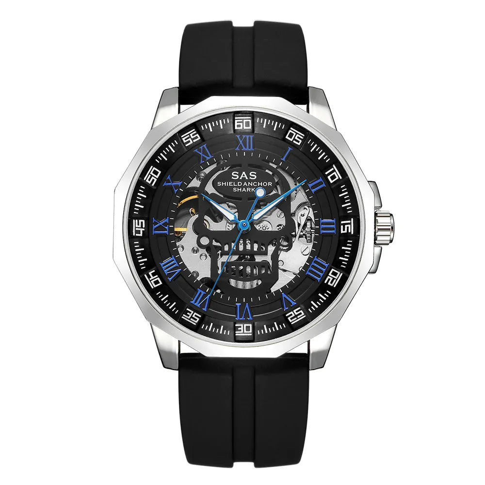 Relógio Skull Tourbillon Clock - Automático