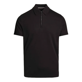 CAMISETA POLO MASCULINA TMH CARCELA COM ZÍPER SLIM FIT