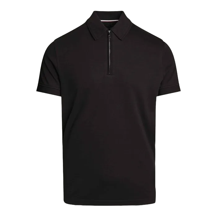 CAMISETA POLO MASCULINA TMH CARCELA COM ZÍPER SLIM FIT