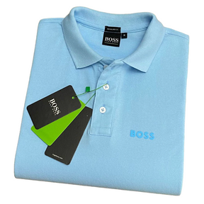 CAMISETA POLO MASCULINA HBOSS MONOCROMÁTICA