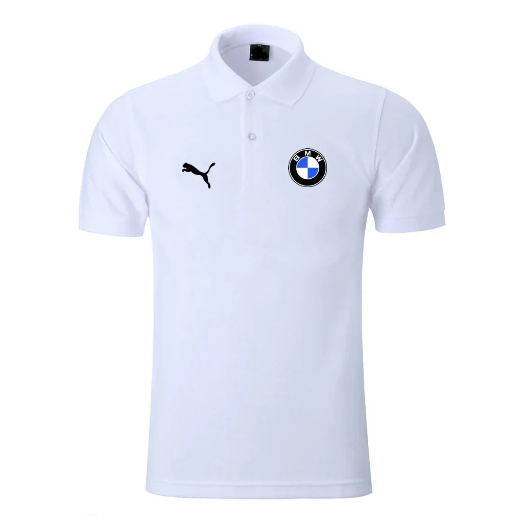 CAMISETA POLO MASCULINA BMW CORRIDA