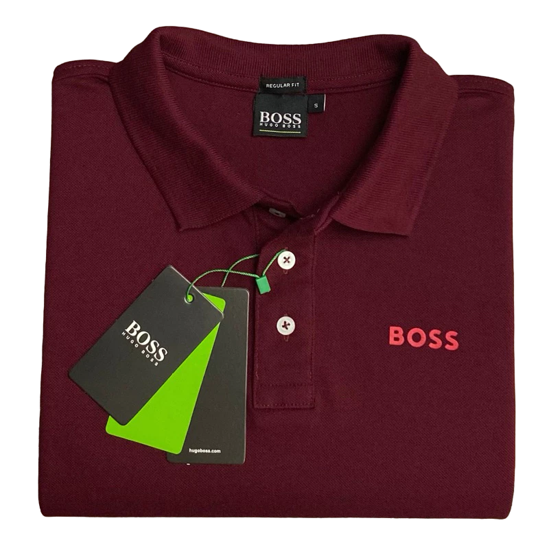 CAMISETA POLO MASCULINA HBOSS MONOCROMÁTICA