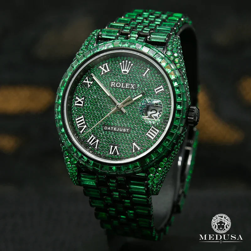 Relógio Datejust 41mm - Black & Green Emerald - Acompanha Caixa e Certificado