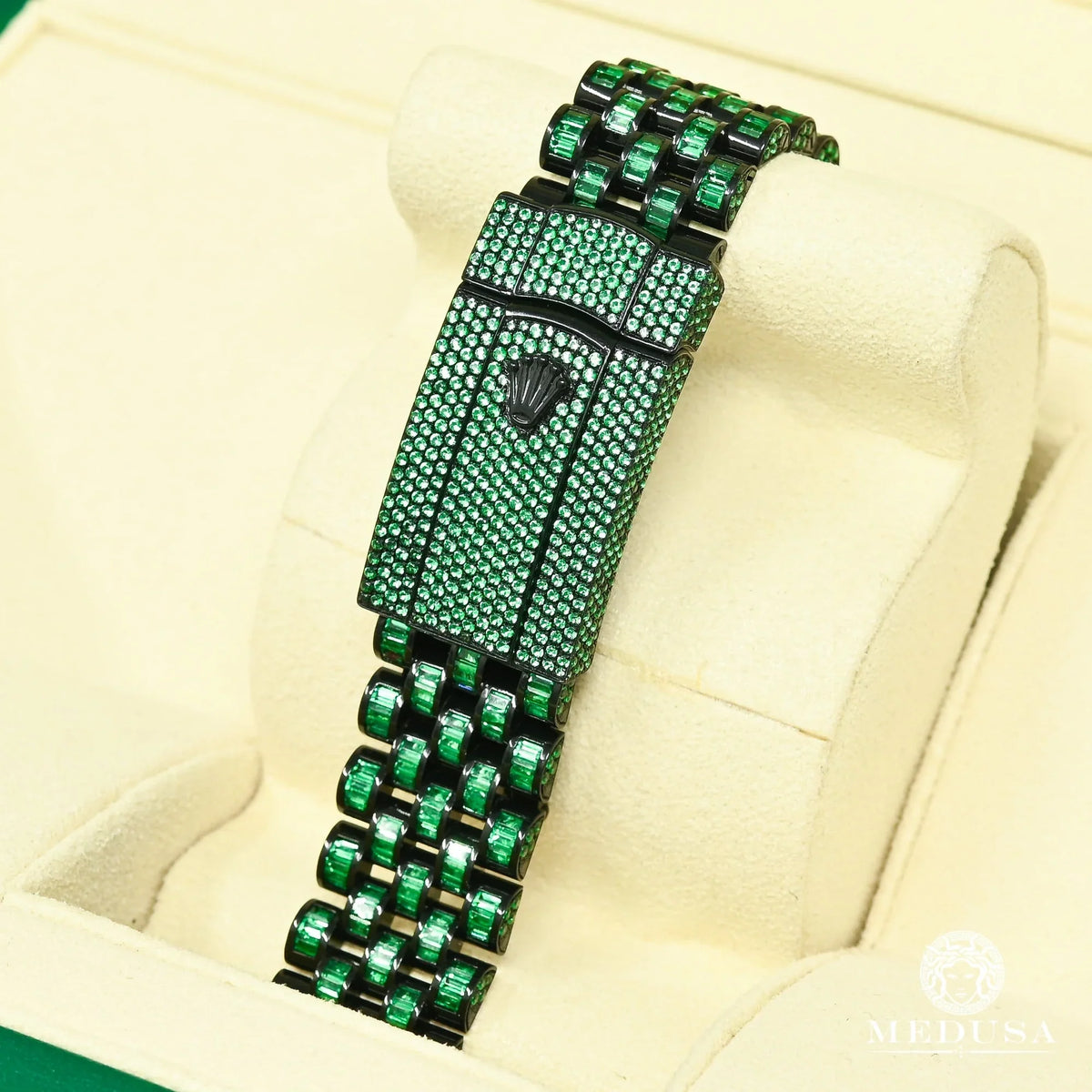 Relógio Datejust 41mm - Black & Green Emerald - Acompanha Caixa e Certificado