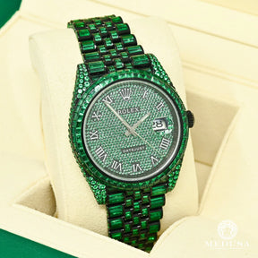 Relógio Datejust 41mm - Black & Green Emerald - Acompanha Caixa e Certificado