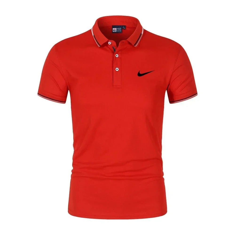 CAMISETA POLO MASCULINA NI KE BORDADO