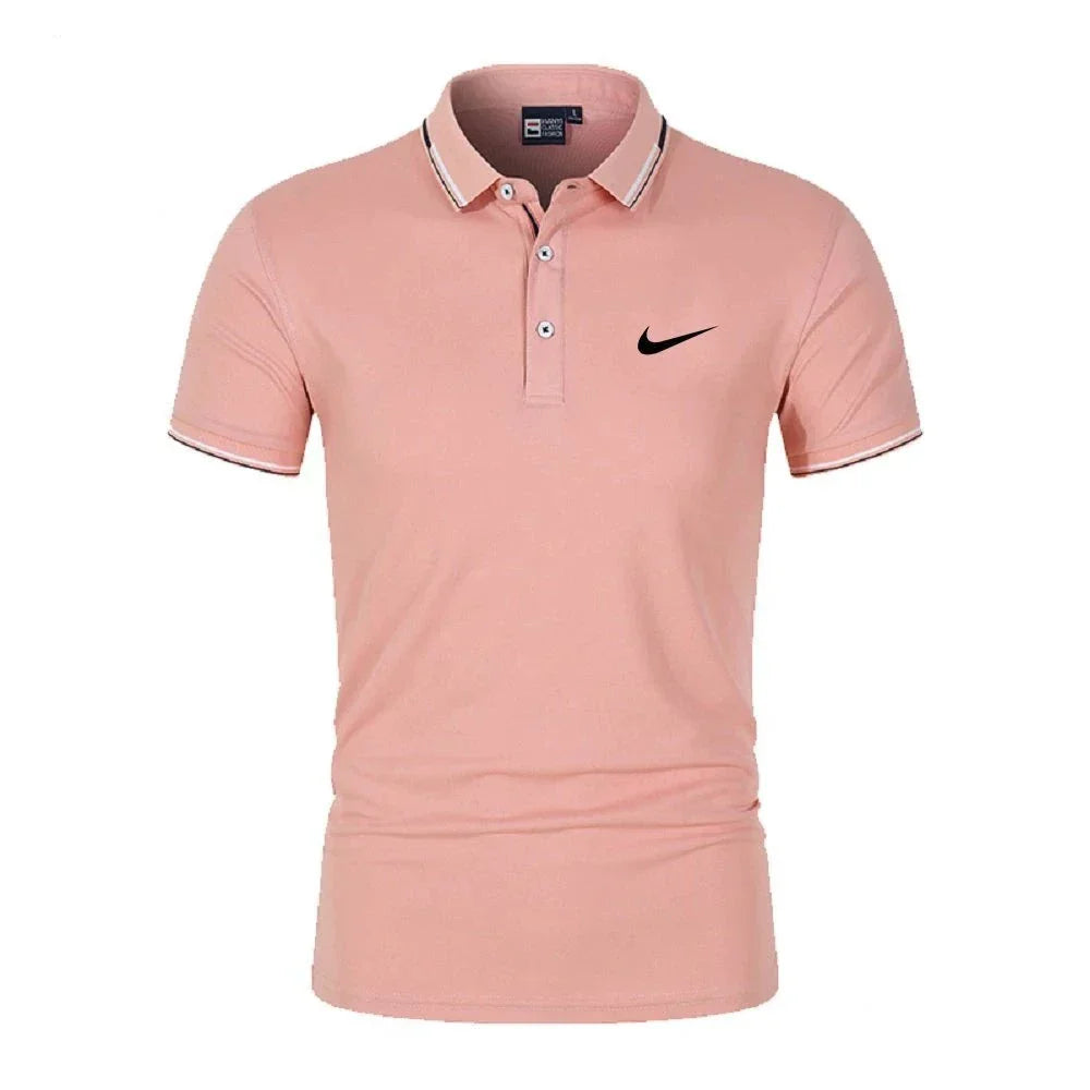 CAMISETA POLO MASCULINA NI KE BORDADO