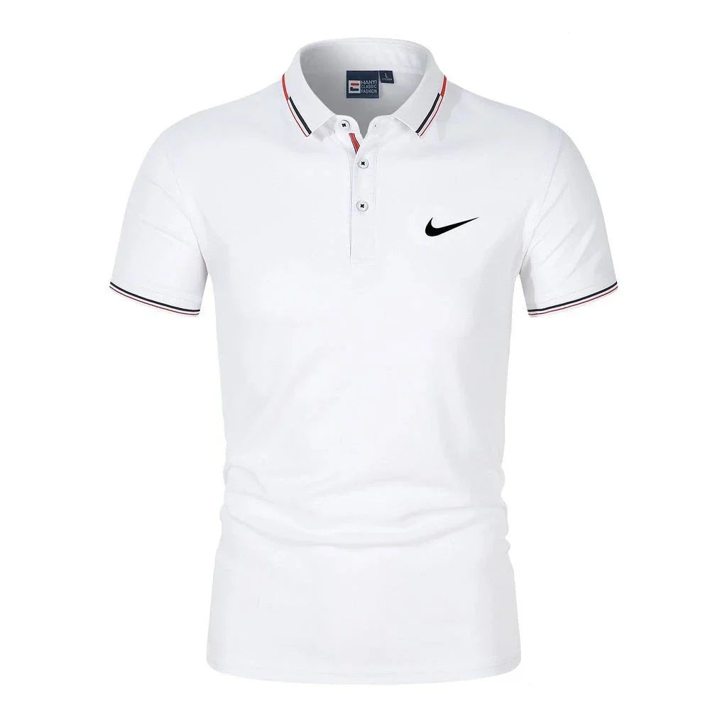 CAMISETA POLO MASCULINA NI KE BORDADO