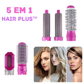 Escova 5 em 1 Hair Plus™ - Escova, Seca, Alisa, Modela