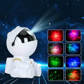 Luminária Projetor Astronauta Star™ - Galáxia Estrelado