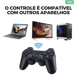 Vídeo Game Stick Retrô Original - 10.000 Jogos 4K + Controles de brinde!