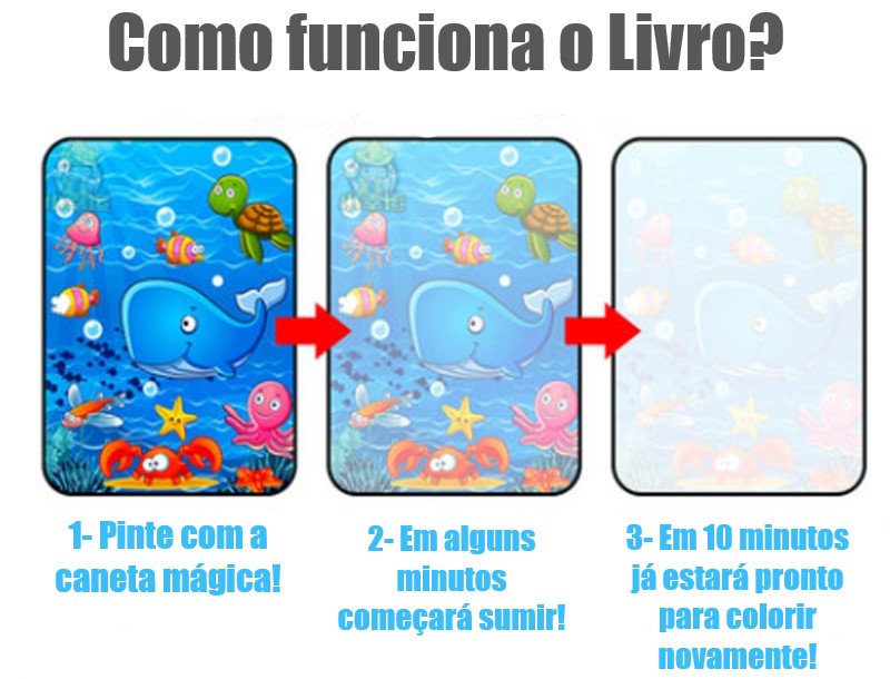 Livro Mágico de Colorir - [COMPRE 1 E LEVE 2] SOMENTE HOJE!