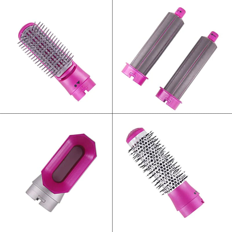 Escova 5 em 1 Hair Plus™ - Escova, Seca, Alisa, Modela